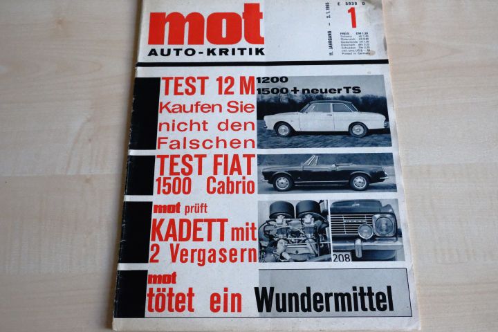 Deckblatt MOT (01/1965)