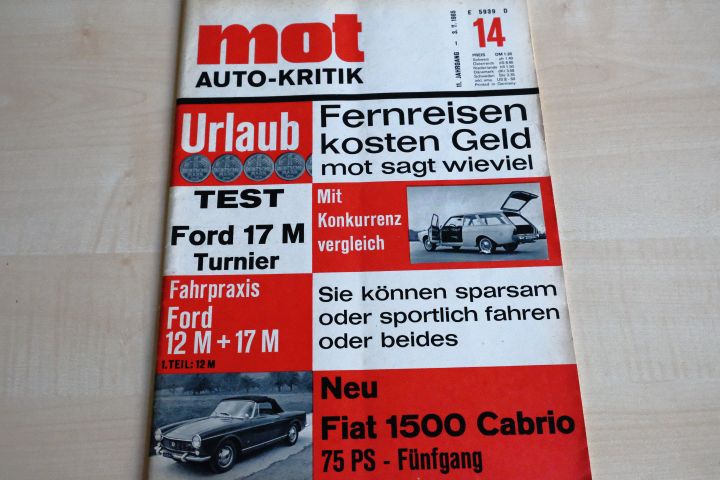 Deckblatt MOT (14/1965)