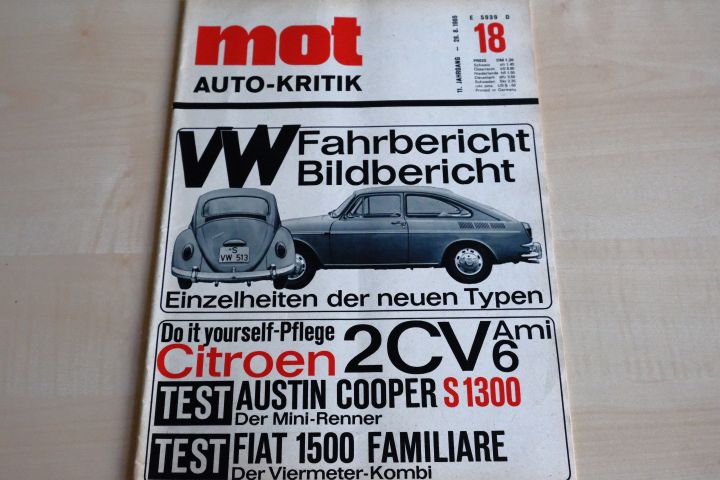 Deckblatt MOT (18/1965)