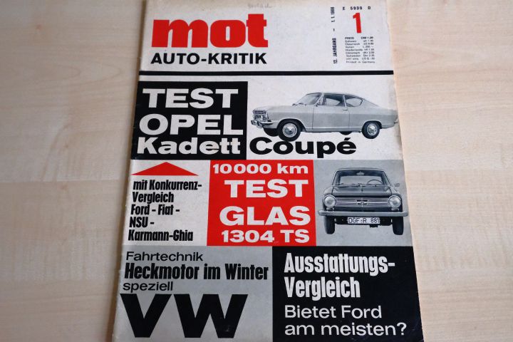 Deckblatt MOT (01/1966)