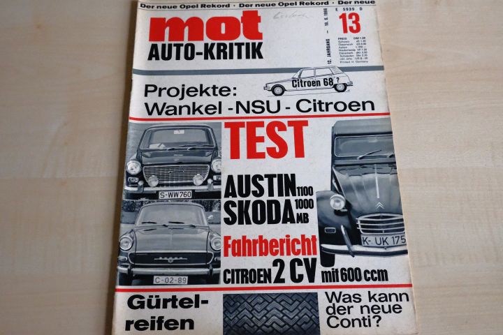 Deckblatt MOT (13/1966)