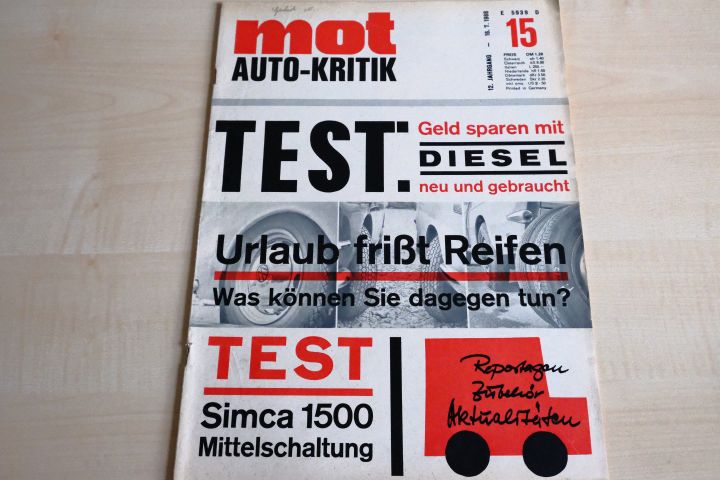 Deckblatt MOT (15/1966)