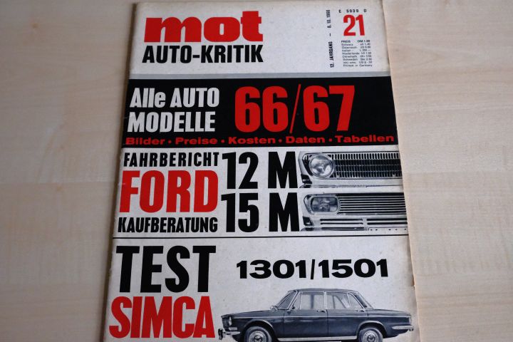 Deckblatt MOT (21/1966)