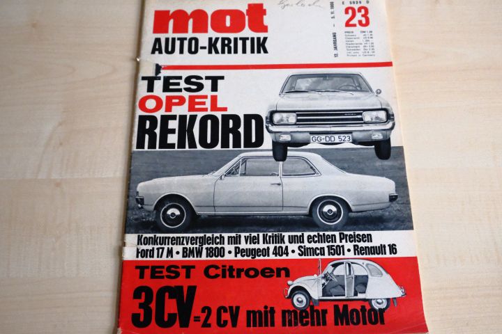 Deckblatt MOT (23/1966)