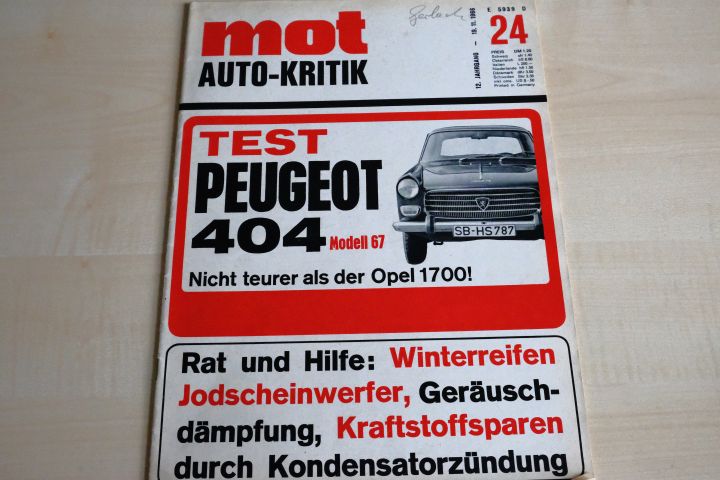 Deckblatt MOT (24/1966)