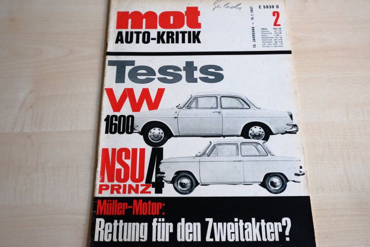 Deckblatt MOT (02/1967)