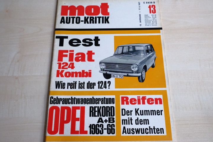 Deckblatt MOT (13/1967)