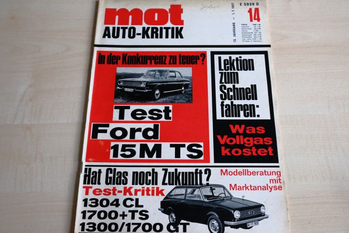 Deckblatt MOT (14/1967)