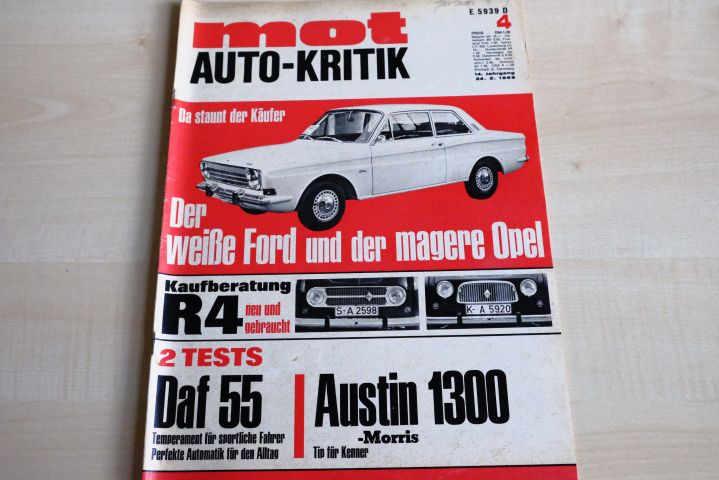 Deckblatt MOT (04/1968)