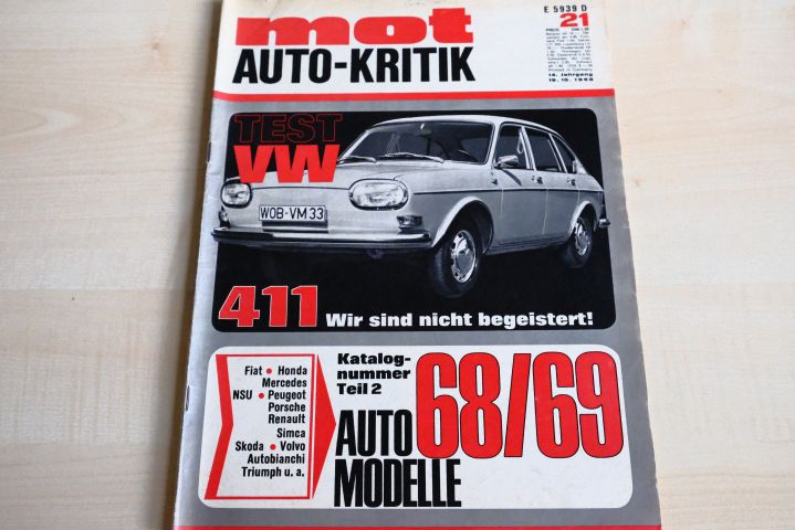 Deckblatt MOT (21/1968)