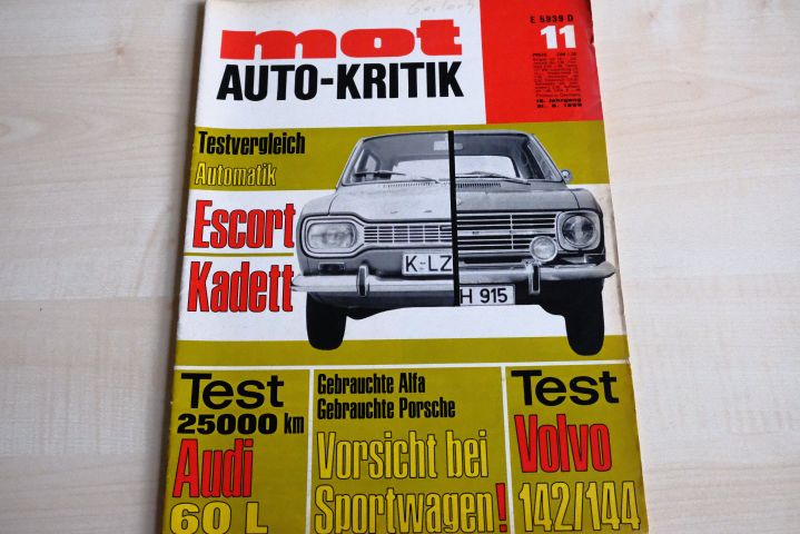Deckblatt MOT (11/1969)