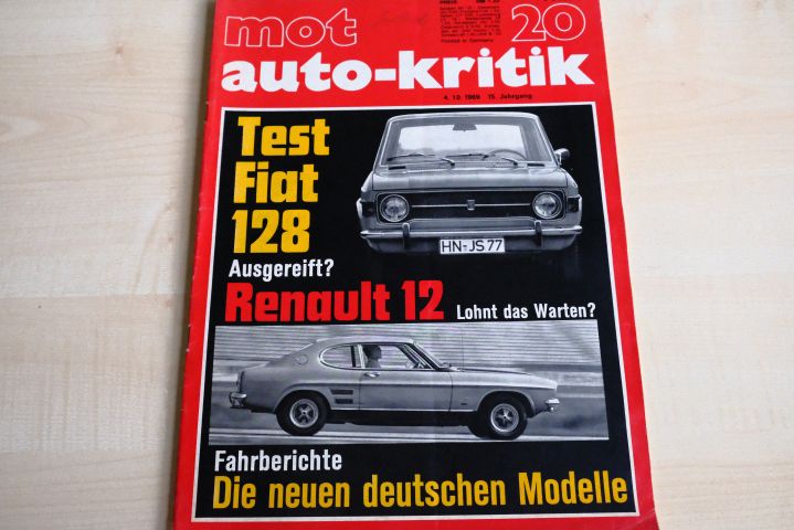 Deckblatt MOT (20/1969)