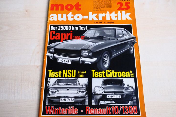 Deckblatt MOT (25/1969)