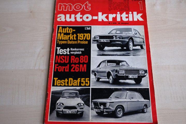 Deckblatt MOT (01/1970)