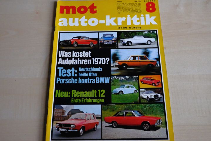Deckblatt MOT (08/1970)
