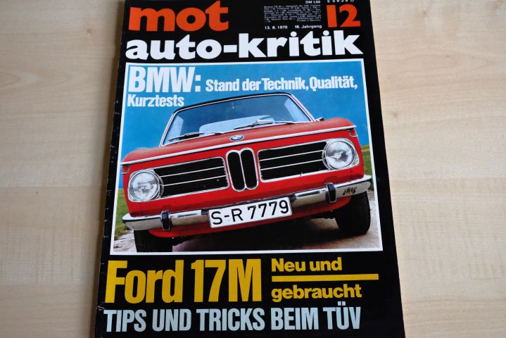 Deckblatt MOT (12/1970)