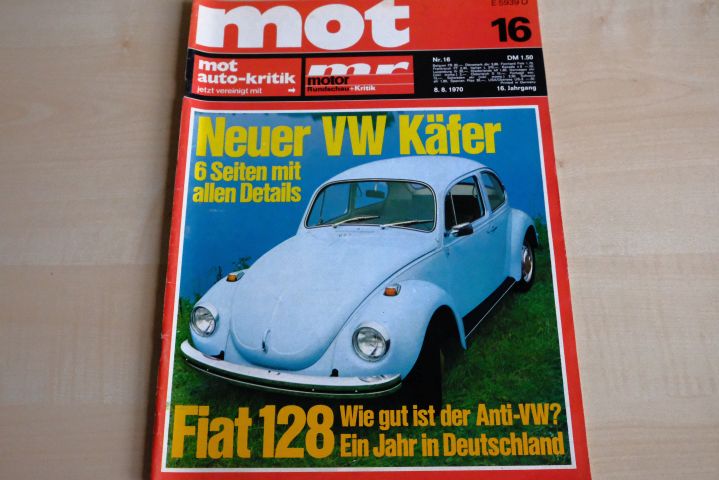 Deckblatt MOT (16/1970)