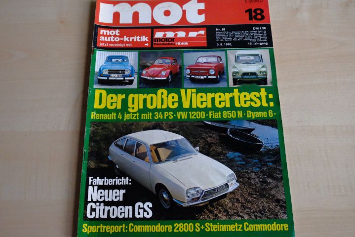 Deckblatt MOT (18/1970)