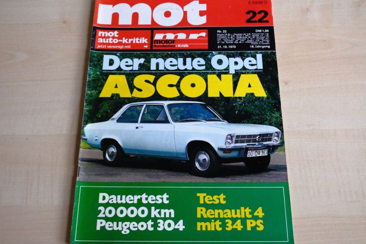 MOT 22/1970