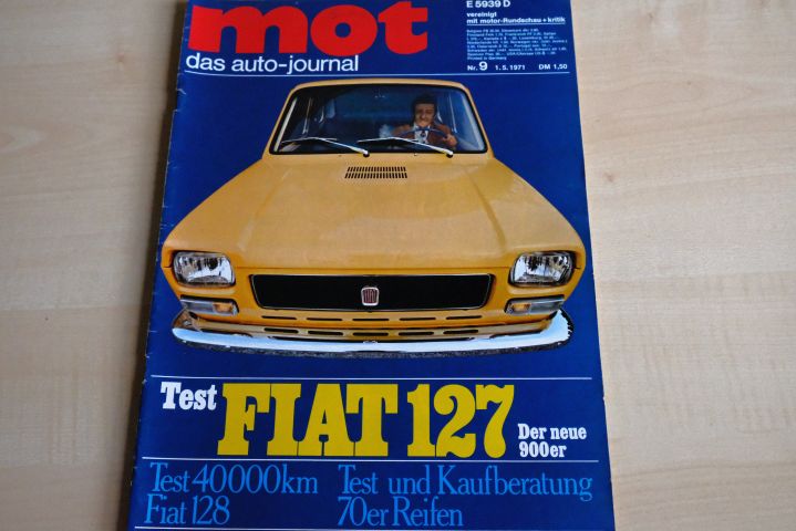 Deckblatt MOT (09/1971)
