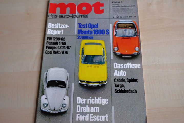 Deckblatt MOT (13/1971)