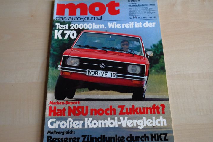 Deckblatt MOT (14/1971)