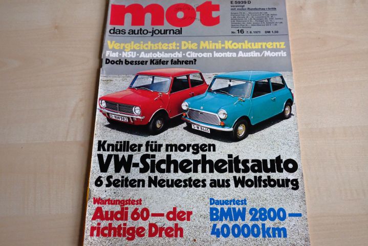 Deckblatt MOT (16/1971)