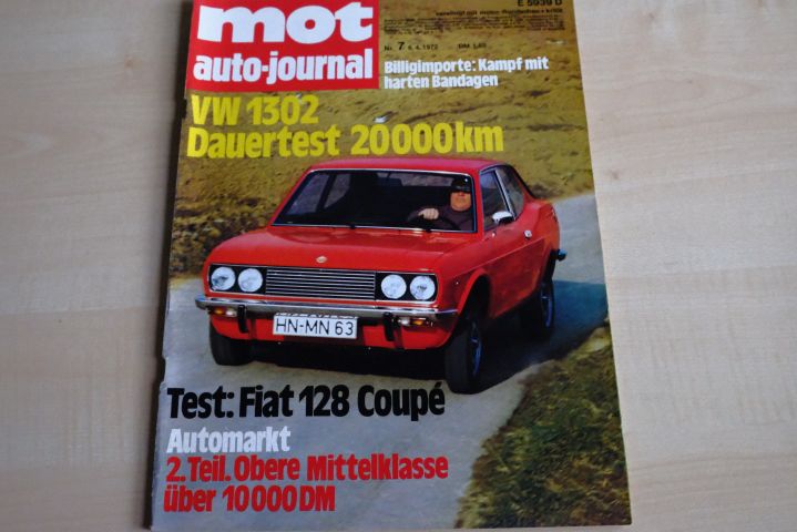 Deckblatt MOT (07/1972)