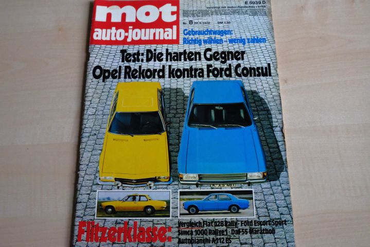 Deckblatt MOT (08/1972)