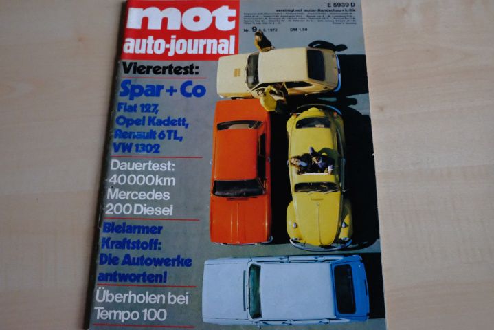 Deckblatt MOT (09/1972)