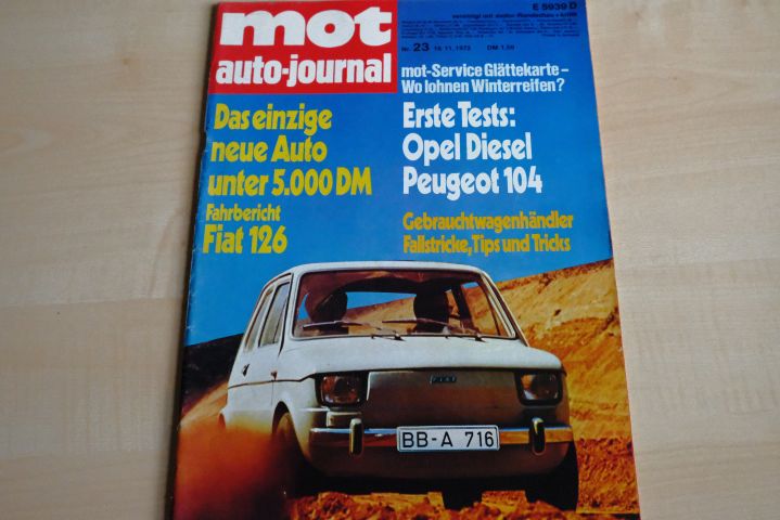 Deckblatt MOT (23/1972)