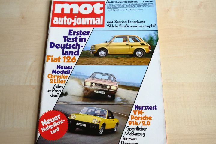 Deckblatt MOT (12/1973)