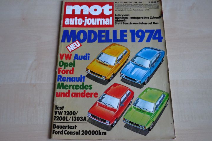 Deckblatt MOT (01/1974)