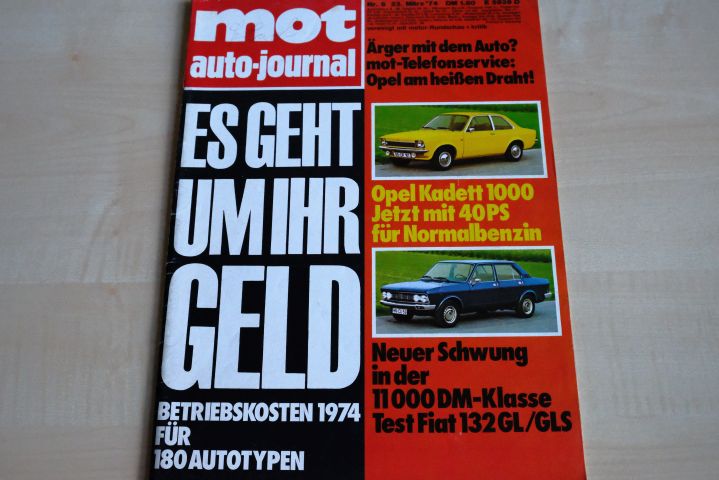 Deckblatt MOT (06/1974)