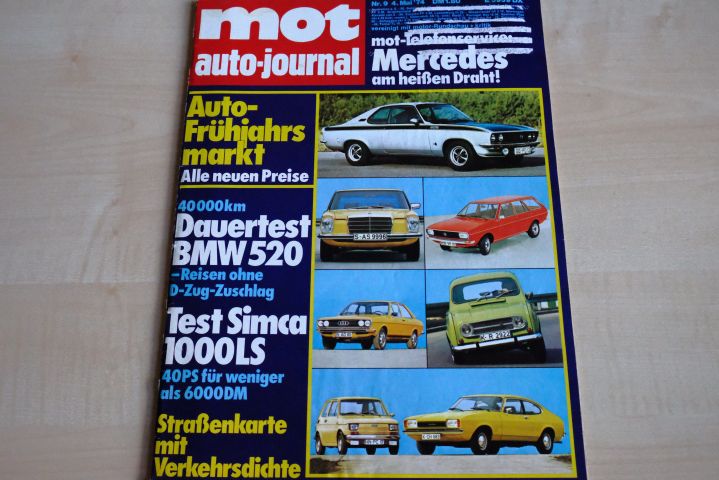Deckblatt MOT (09/1974)