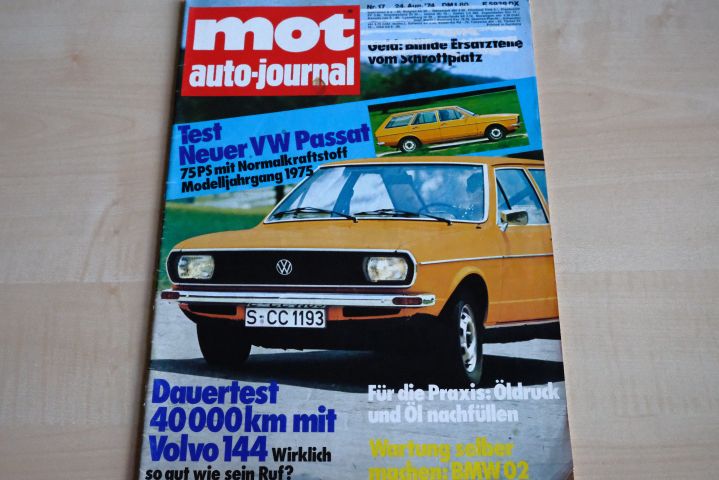 Deckblatt MOT (17/1974)