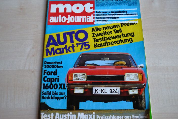 Deckblatt MOT (01/1975)