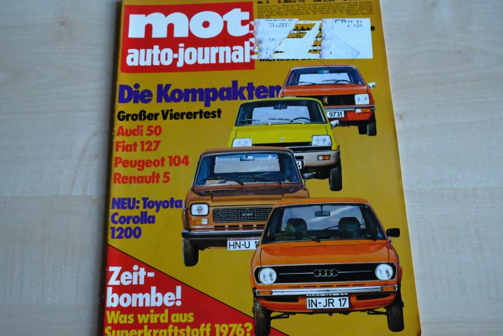 Deckblatt MOT (05/1975)