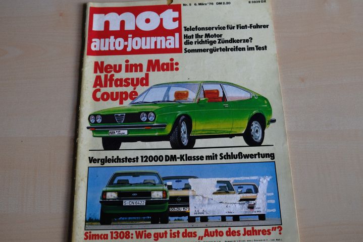 Deckblatt MOT (05/1976)