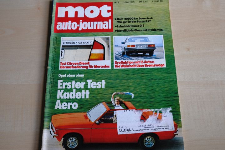 Deckblatt MOT (09/1976)