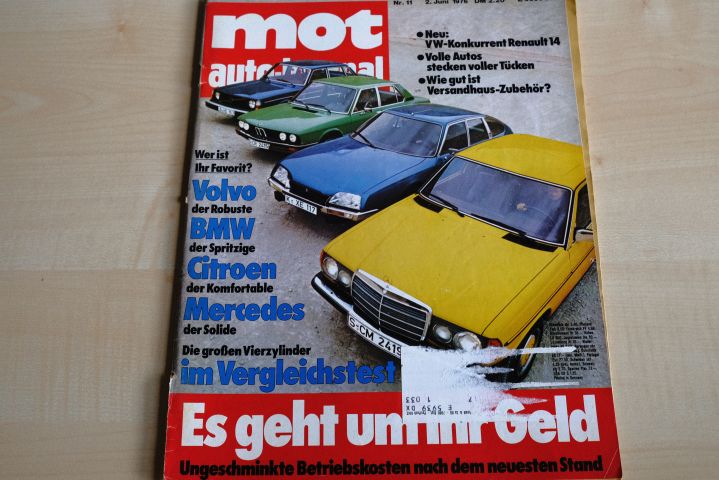 Deckblatt MOT (11/1976)