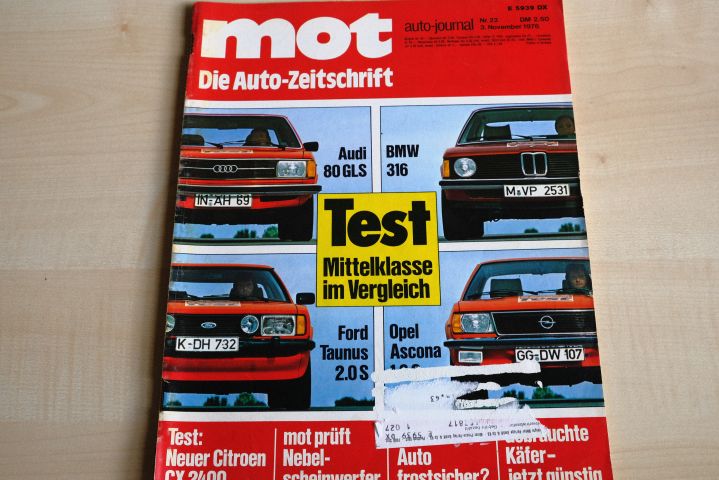 Deckblatt MOT (22/1976)