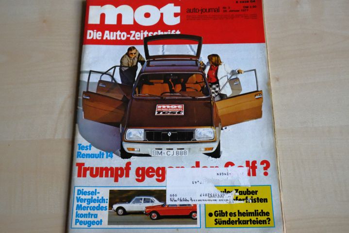 Deckblatt MOT (02/1977)
