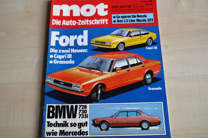 Deckblatt MOT (11/1977)