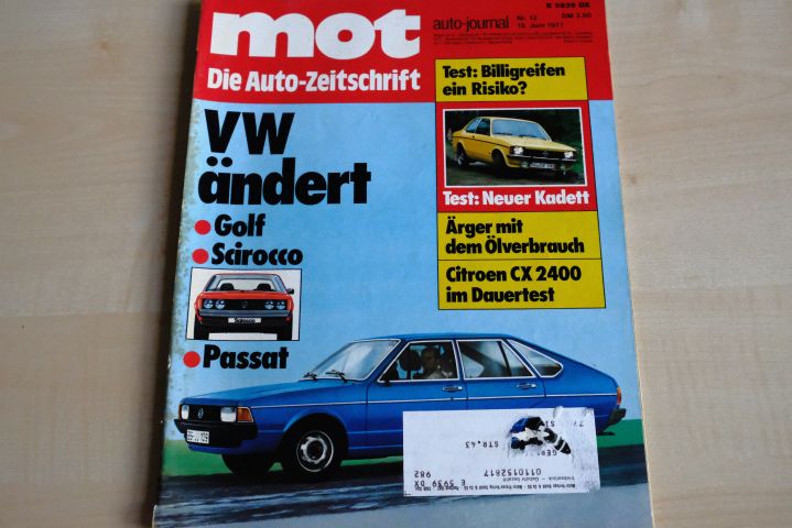 Deckblatt MOT (12/1977)
