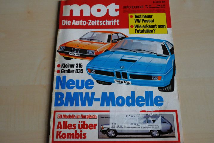 Deckblatt MOT (25/1977)