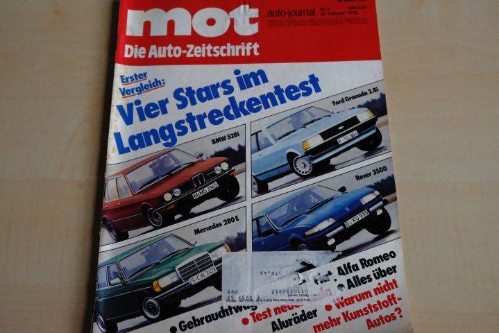 Deckblatt MOT (04/1978)