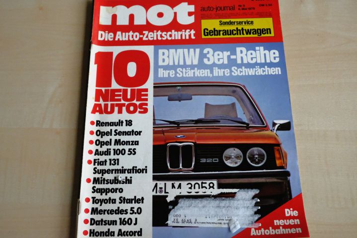 Deckblatt MOT (09/1978)