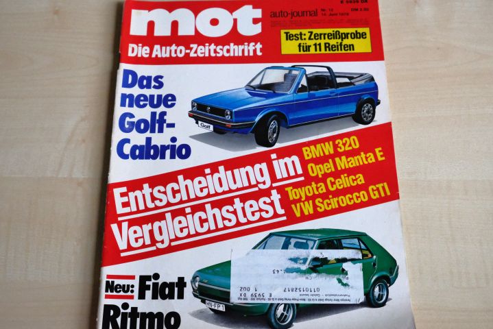 Deckblatt MOT (12/1978)