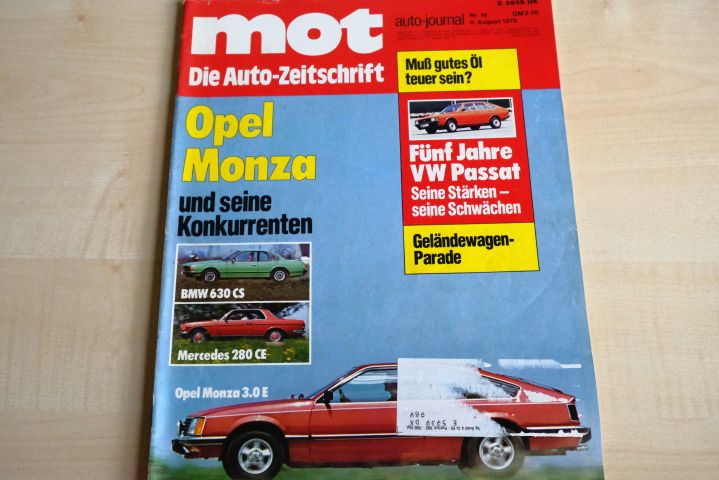 Deckblatt MOT (16/1978)